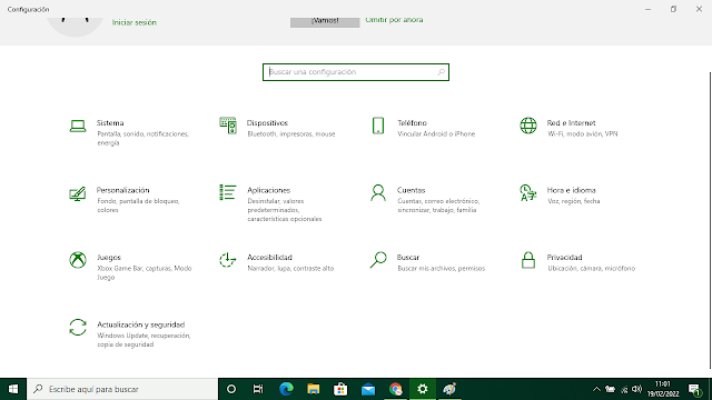Cambiar de color barra tareas Windows 10