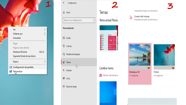 Modificar el tema en Windows 10