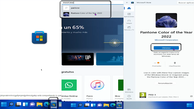 Descargar Windows 11 Wallpaper in Pantone's Color of the Year 2022