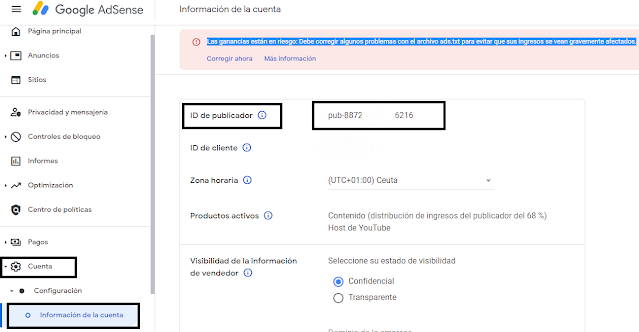 Agregar archivo ads.txt Blogger Agregar archivo ads.txt Blogger