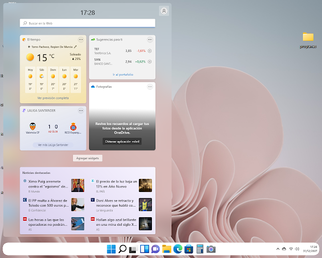 Qué son los Widgets en Windows 11 Qué son los Widgets en Windows 11