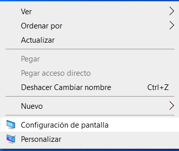Cambiar tamaño de letra Windows 10