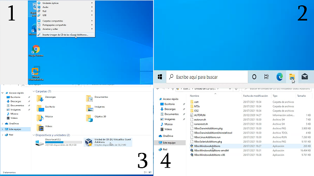 Cómo intercambiar archivos entre un sistema virtualizado VirtualBox y el PC