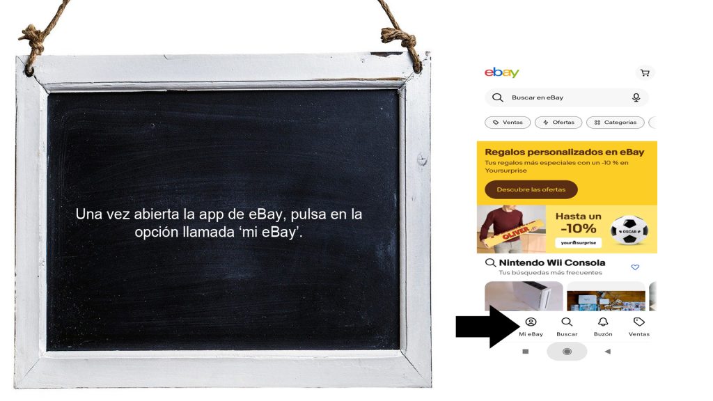 Ver los mensajes en la app de eBay