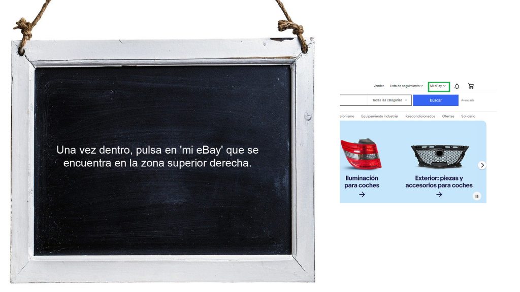 Cómo cambiar la dirección de envío en eBay