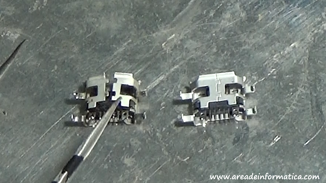 Cómo soldar un conector micro USB 1