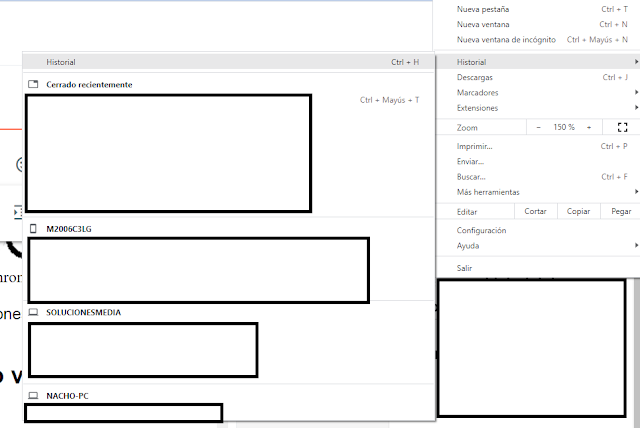 Cómo recuperar el historial de Google Chrome