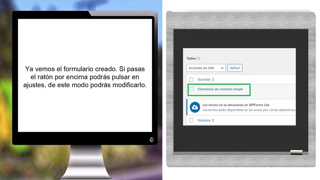 Crear un formulario de contacto en WordPress