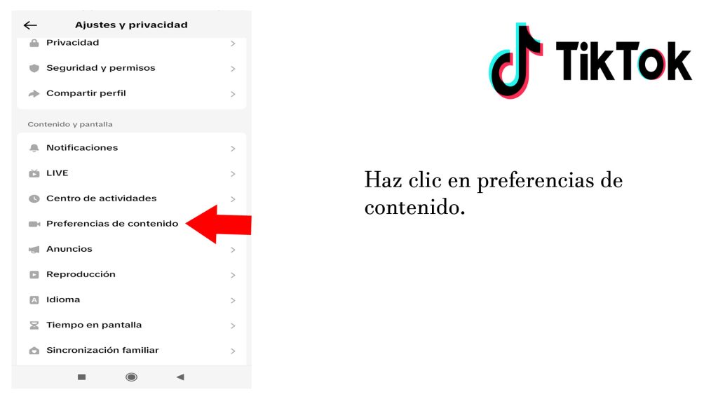 Cómo administrar el modo restringido dentro de TikTok