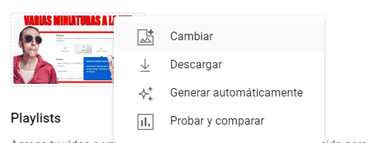 Cómo subir varias miniaturas a YouTube Studio