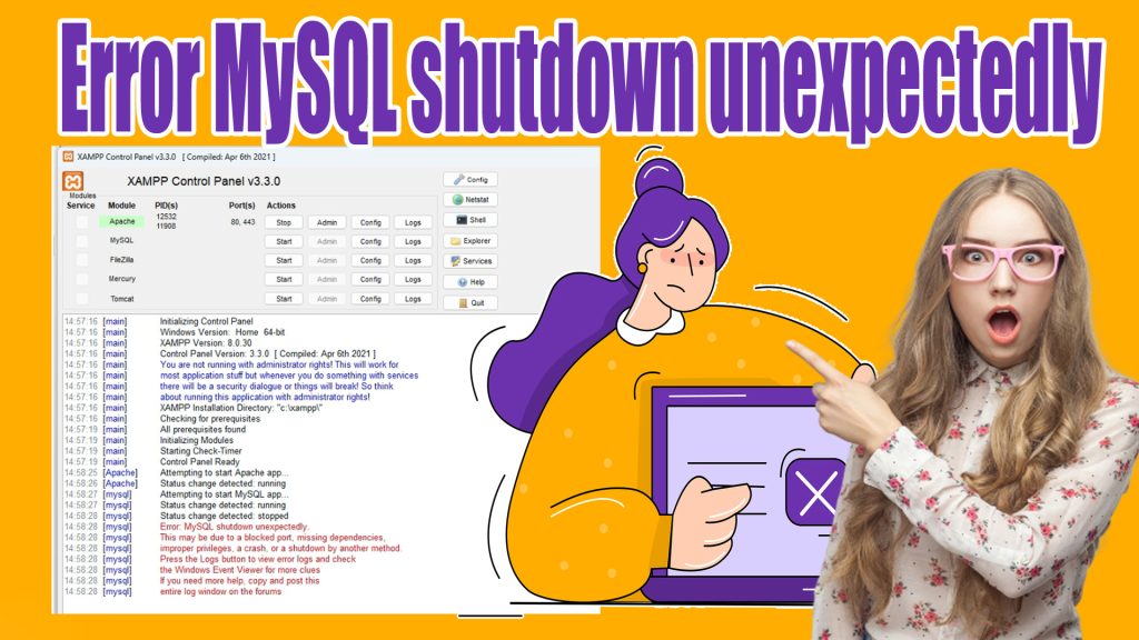 XAMPP Error SQL STATE [2002] [HY000]