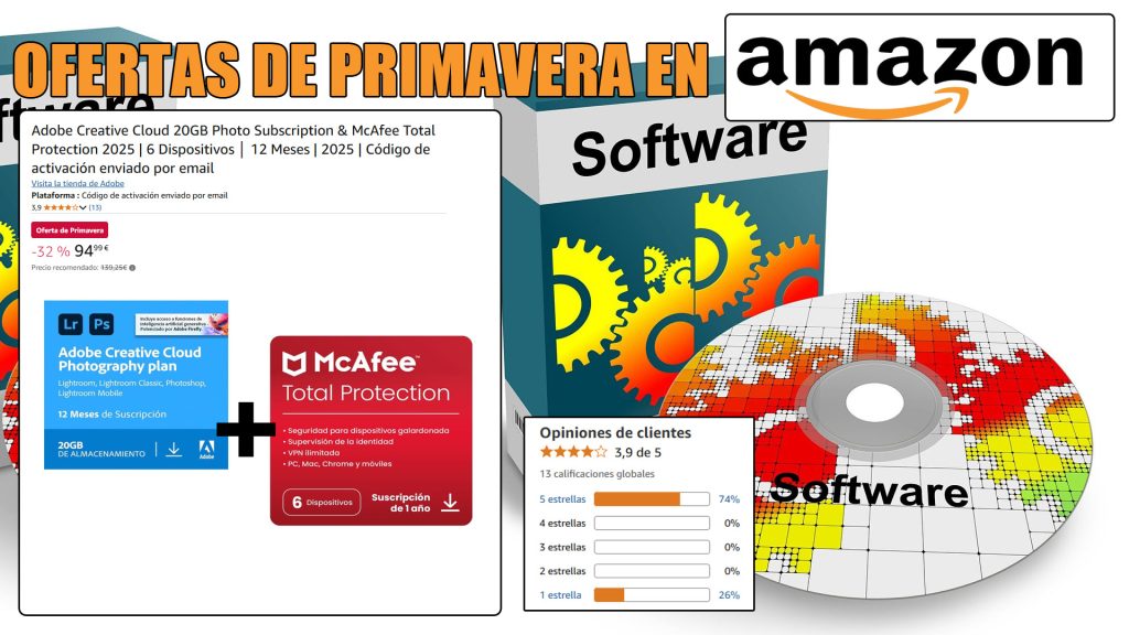 3 Ofertas de primavera: Microsoft, Adobe Creative y McAfee Protection