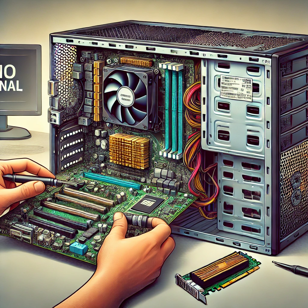 Reparar ordenador Dell Optiplex sin señal de vídeo