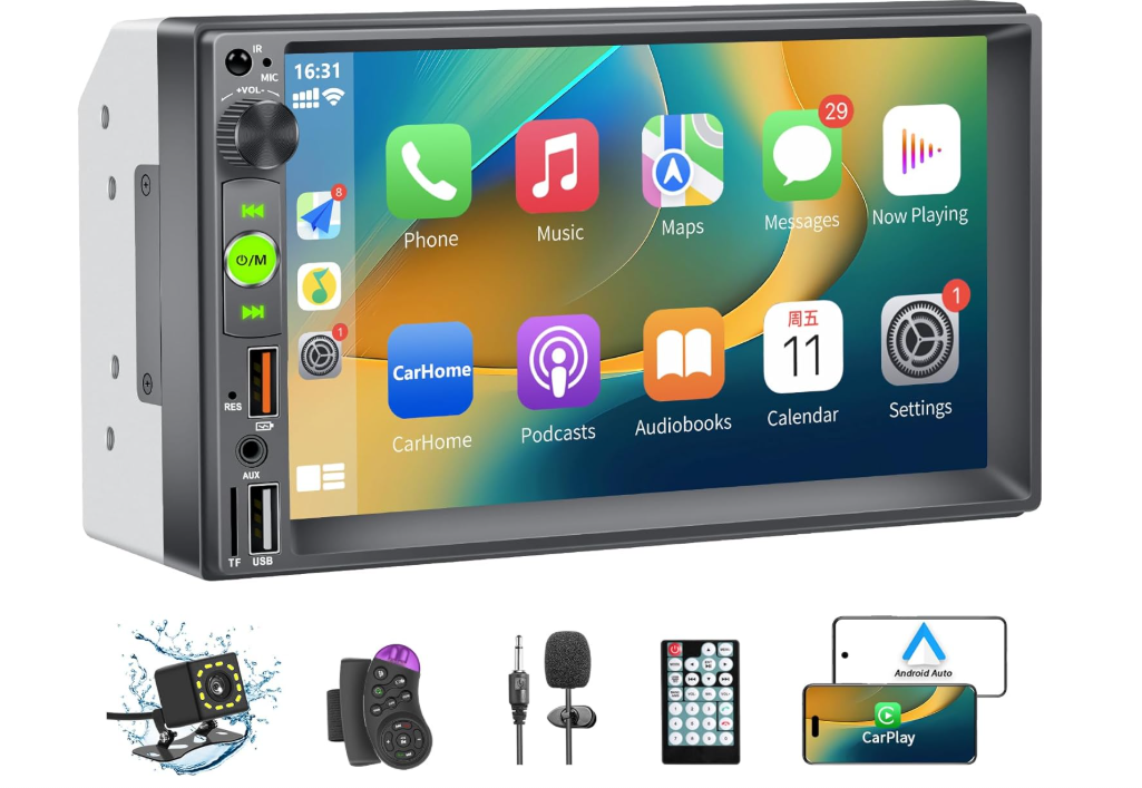Radio de Coche 2 DIN REAKOSOUND – CarPlay y Android Auto al mejor precio