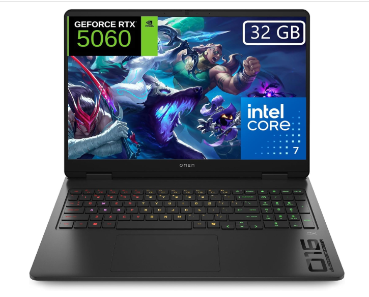 HP OMEN 16-am0059ns en Amazon: portátil gaming 16” 2K con Intel Core 7, 32GB RAM, RTX 5060 y 1TB SSD en oferta