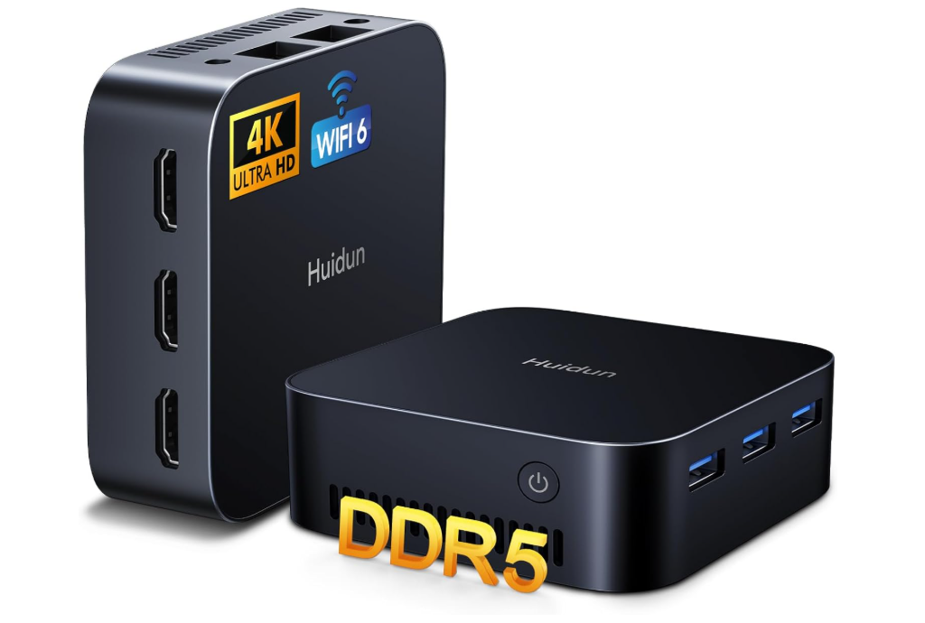 Huidun H20 Mini PC en Amazon  – Potencia compacta con Intel Alder Lake N95, 16GB RAM y SSD 512GB por solo 159,98 €