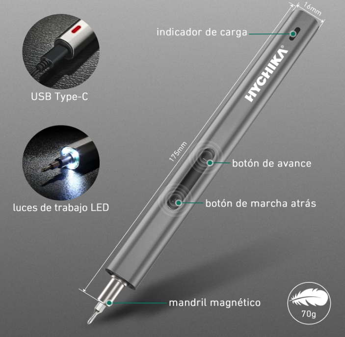 Destornilladores de Precisión HYCHIKA 67 en 1 en Amazon