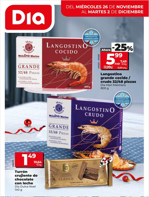 Catálogo DIA del 26 de noviembre al 2 de diciembre de 2025 – Ofertas destacadas para ahorrar esta semana