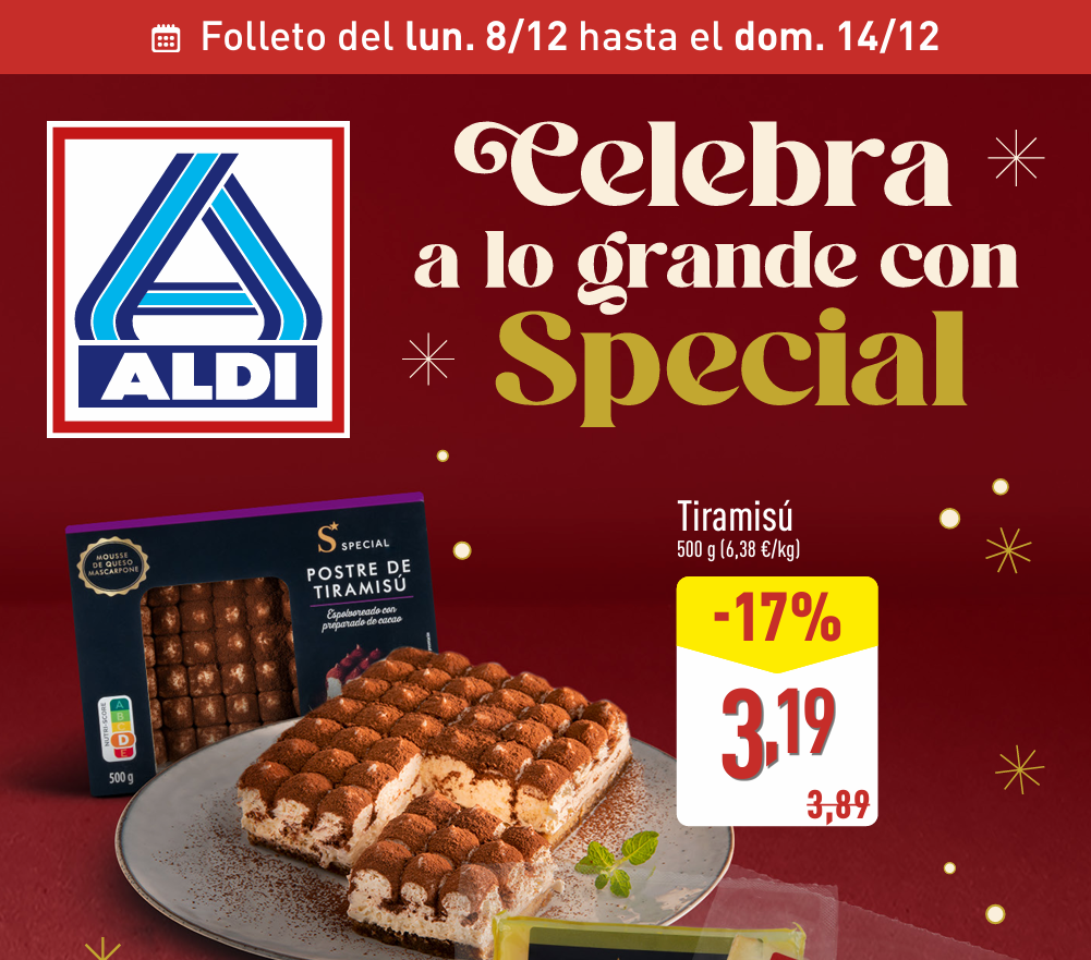 Catálogo ALDI del 8 al 14 de diciembre — Las mejores ofertas de la semana (Folleto oficial)