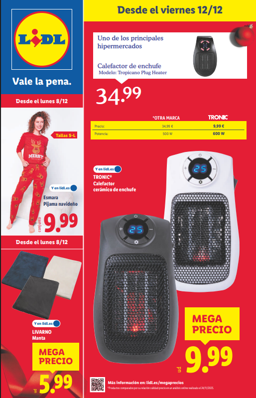 Catálogo BAZAR LIDL del 8 al 14 de diciembre de 2025<div class=