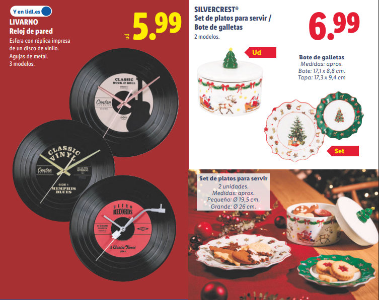 Especial Navidad, Mega Precios y productos estrella de la semana: Catálogo BAZAR LIDL del 8 al 14 de diciembre de 2025