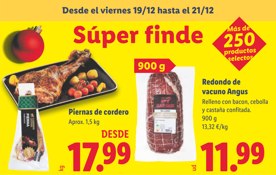 CATÁLOGO LIDL ALIMENTACIÓN del 15 al 21 de DICIEMBRE de 2025: Una Navidad muy especial CATÁLOGO LIDL ALIMENTACIÓN del 15 al 21 de DICIEMBRE de 2025: Una Navidad muy especial
