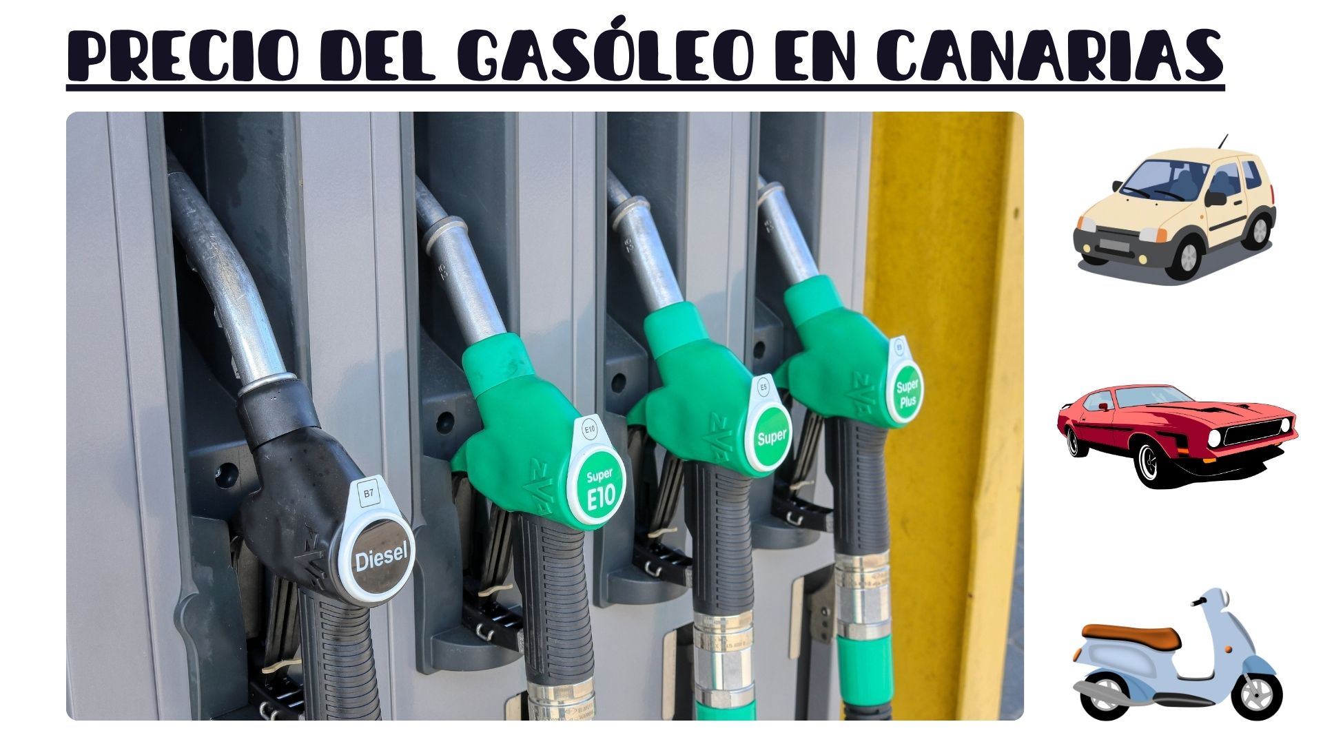 Precio del gasóleo en Canarias hoy (actualizado 2026)