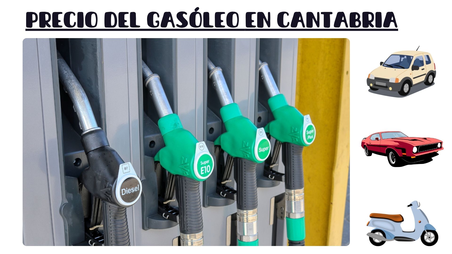 Precio del diésel en Cantabria