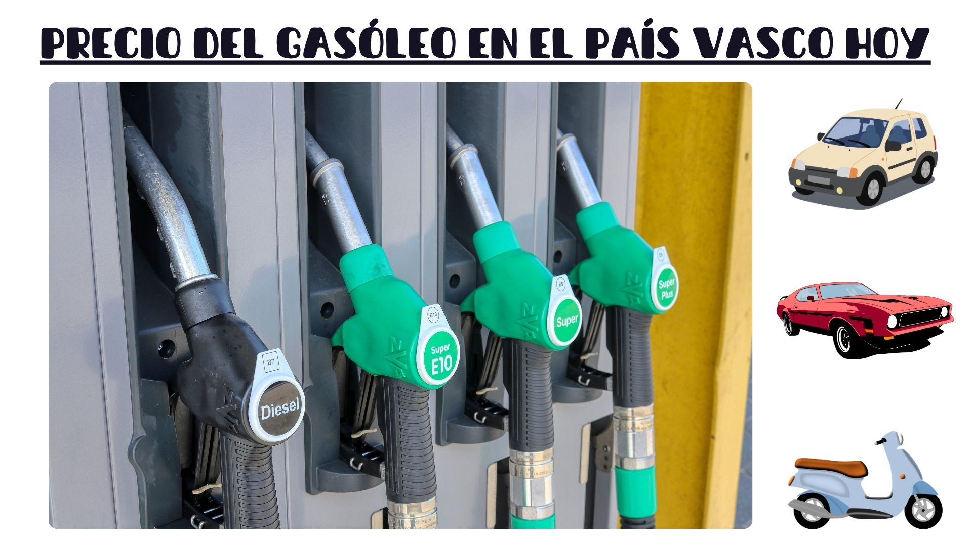 Precio del gasóleo en el País Vasco hoy (actualizado 2026)