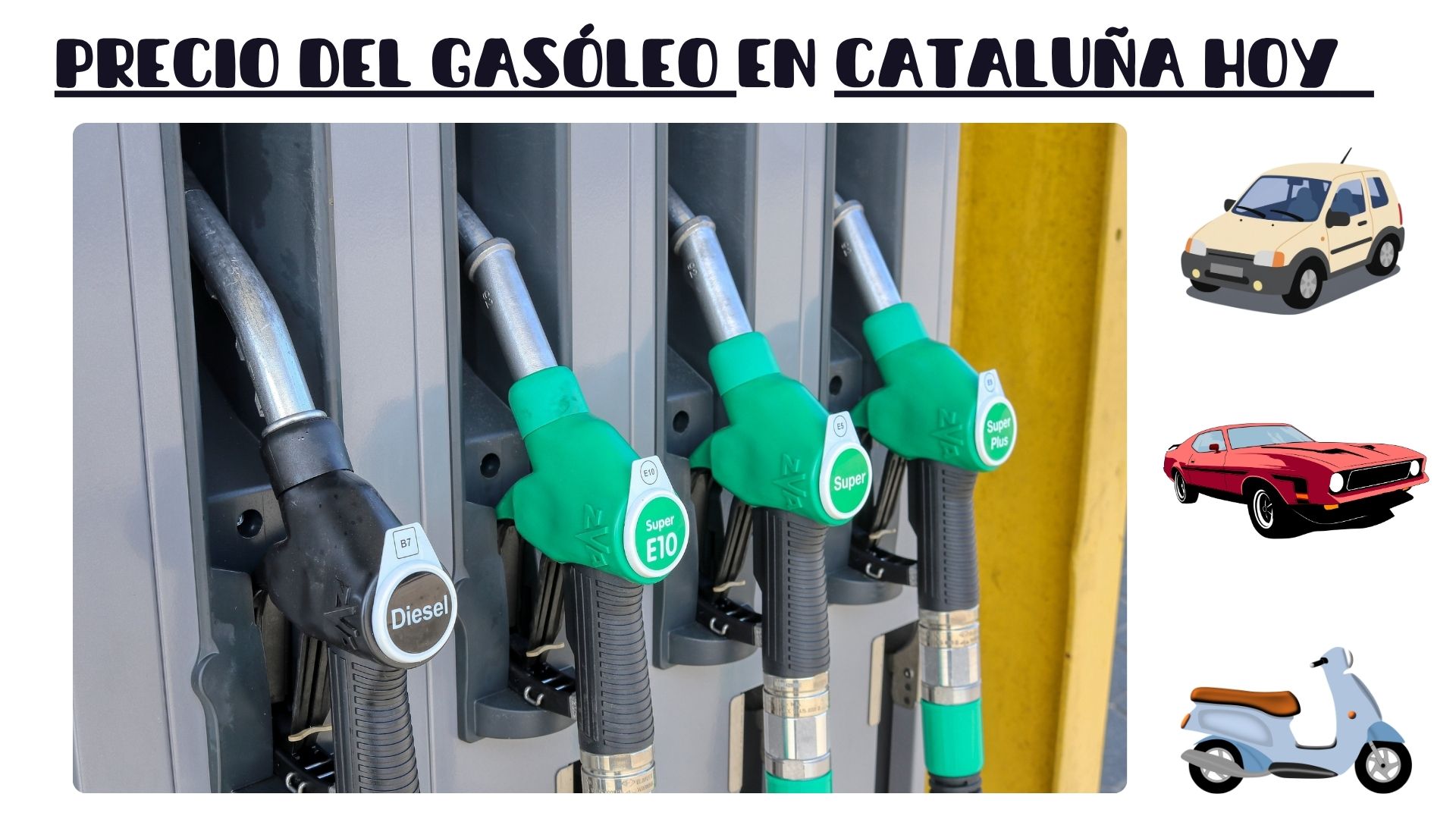 Precio del gasóleo en Cataluña hoy
