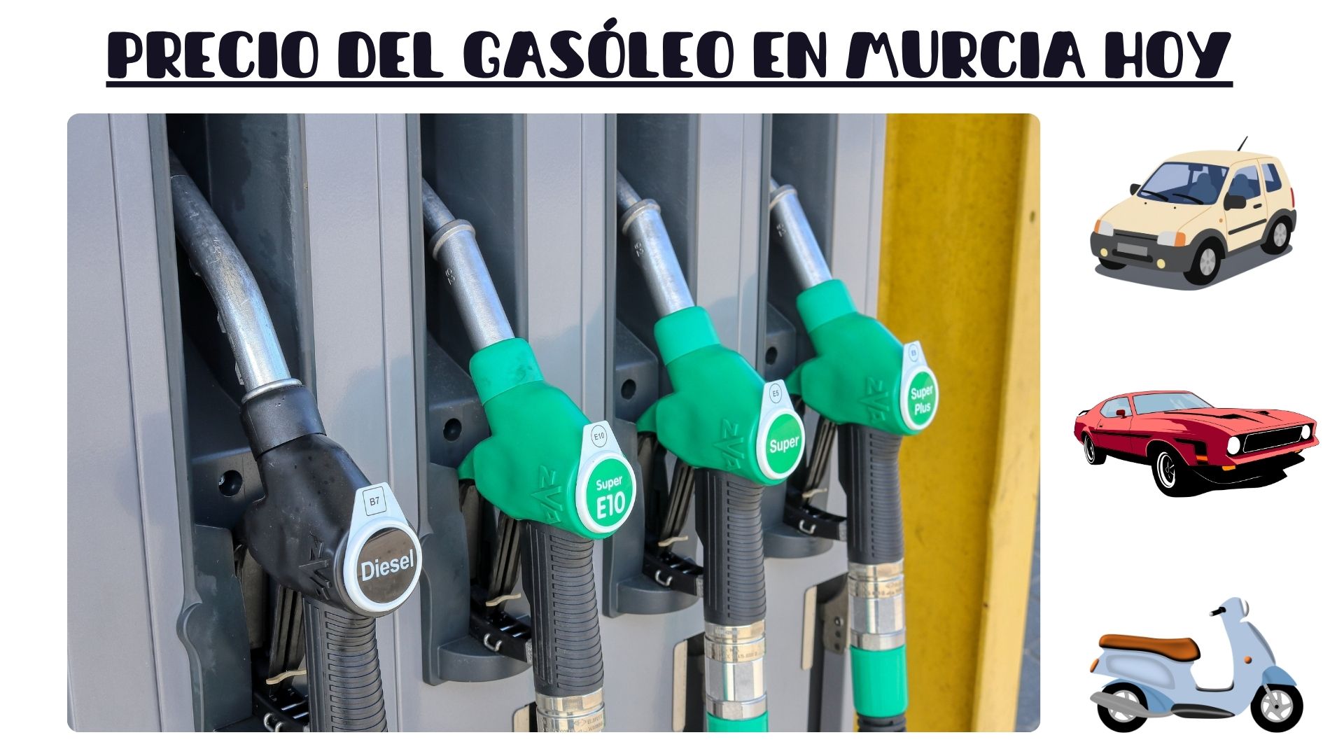 Precio del gasóleo en Murcia hoy (2026) actualizado Precio del gasóleo en Murcia hoy